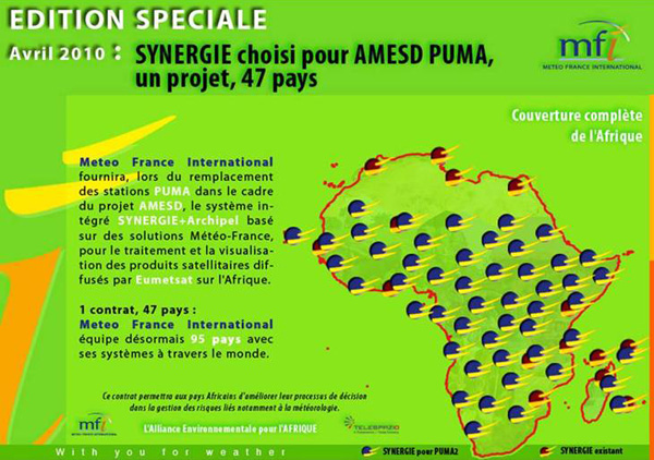L'Afrique choisit la station de travail des prévisionnistes de Météo-France