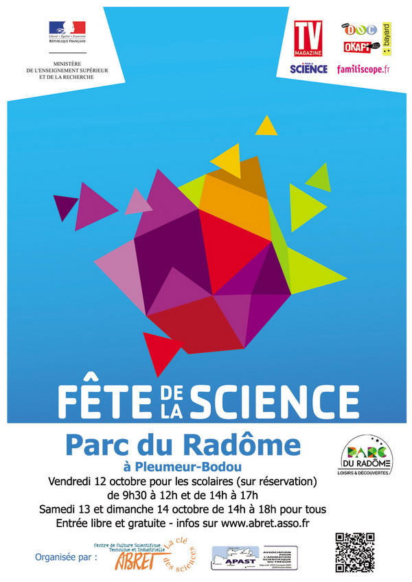 Fête de la science à Pleumeur-Bodou les 13 et 14 octobre