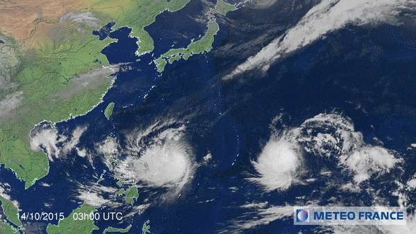 Le typhon Koppu touche les Philippines
