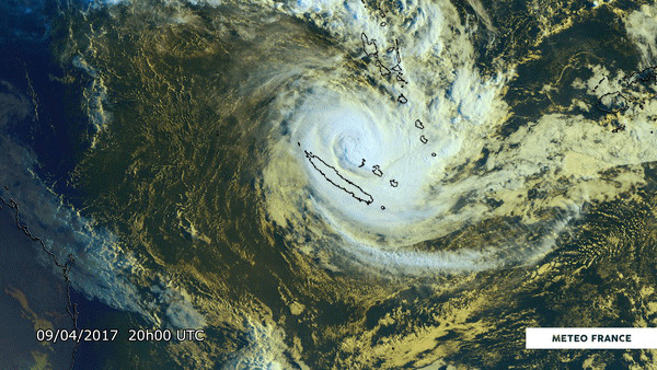 Le cyclone Cook s'éloigne de la Nouvelle-Calédonie