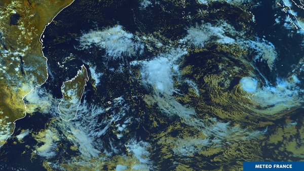 Phénomènes convectifs dans le sud de l'océan Indien
