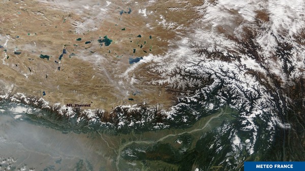 Anticyclone sur L'Himalaya.

