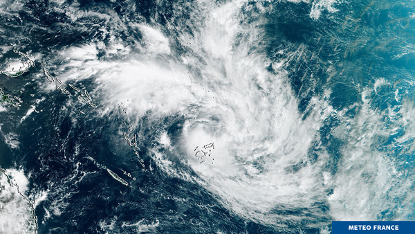 Tempête tropicale Tino en Océanie
