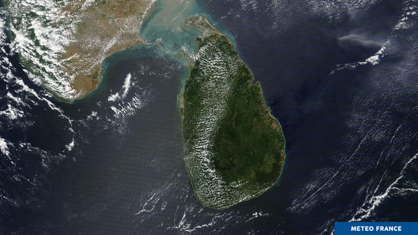 Des cumulus au Sri Lanka
