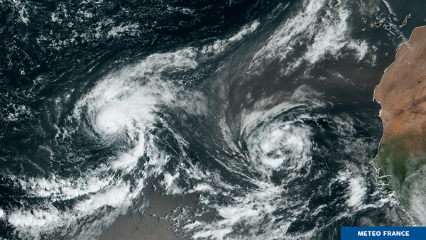 Les tempêtes Paulette et René sur l'Atlantique
