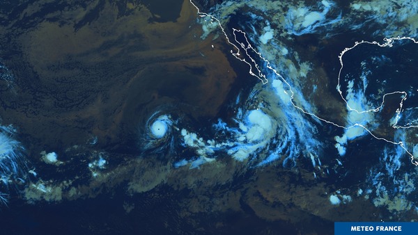 Activité cyclonique dans l'est du Pacifique
