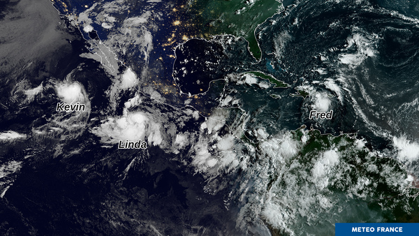Kevin, Linda et Fred, trois tempêtes tropicales.
