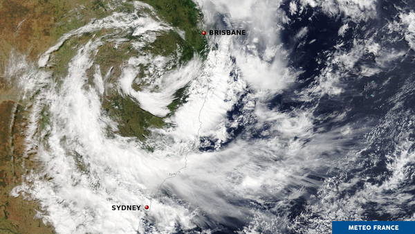 Des cumuls de pluie sans précédent en Australie
