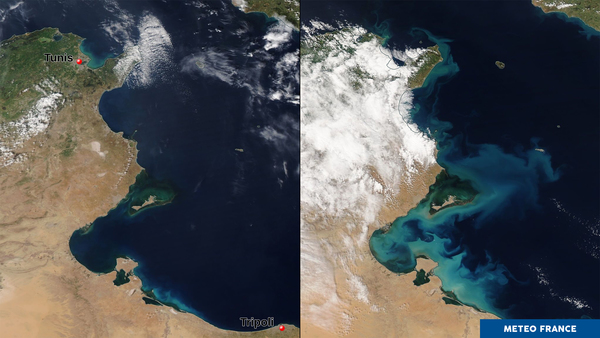 La mer se colore dans le golfe de Gabès après des épisodes perturbés
