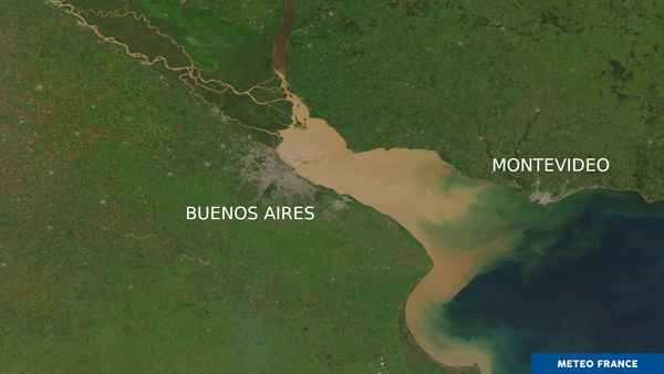 L'estuaire Rio de la Plata
