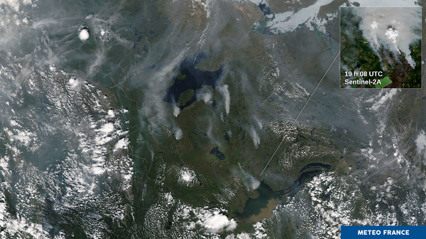 Entre feux et glace dans le Nord canadien

