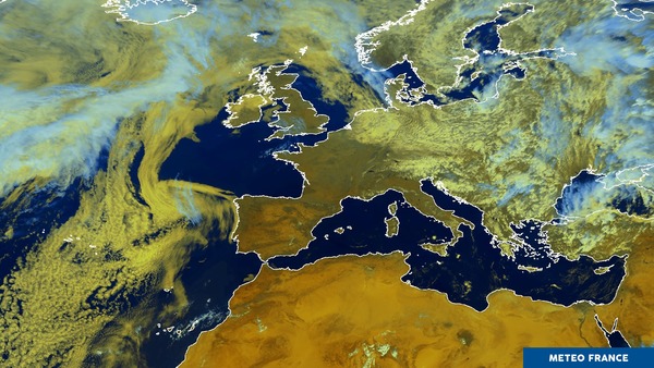 Vaste anticyclone sur l'ouest de l'Europe
