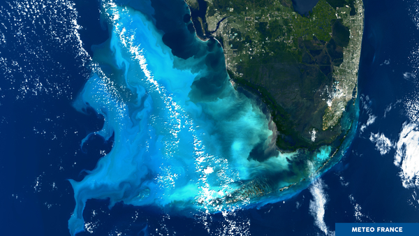 Ian modifie la turbidité de l'eau dans le Golfe du Mexique
