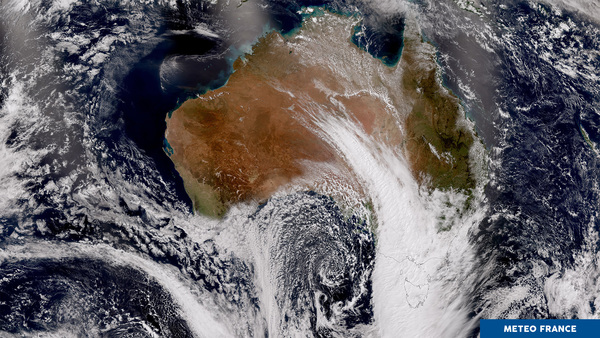 Perturbation pluvieuse sur le Sud-Est australien
