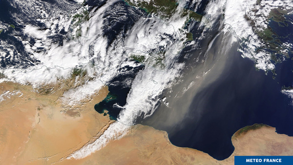 Le sable du Sahara s'envole jusqu'en Grèce
