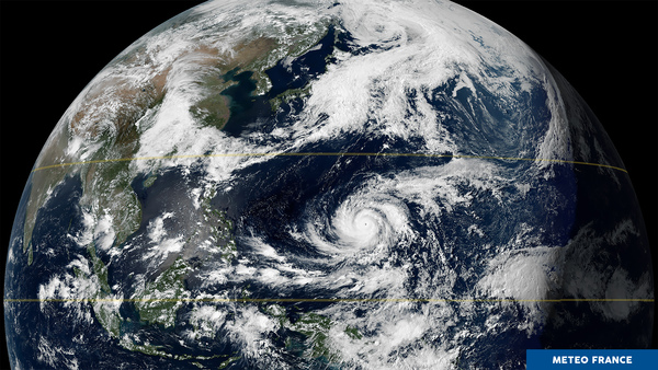Un premier typhon impressionnant dans le Pacifique Nord-Ouest
