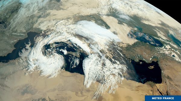 La tempête Emil en Méditerranée
